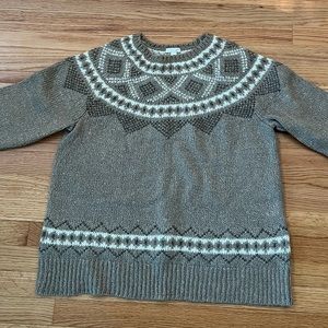 J-Jill fair isle Sweater, Size Large, excellent condition